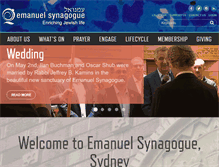 Tablet Screenshot of emanuel.org.au